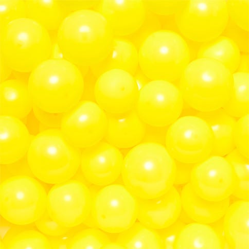 Small yellow balloons