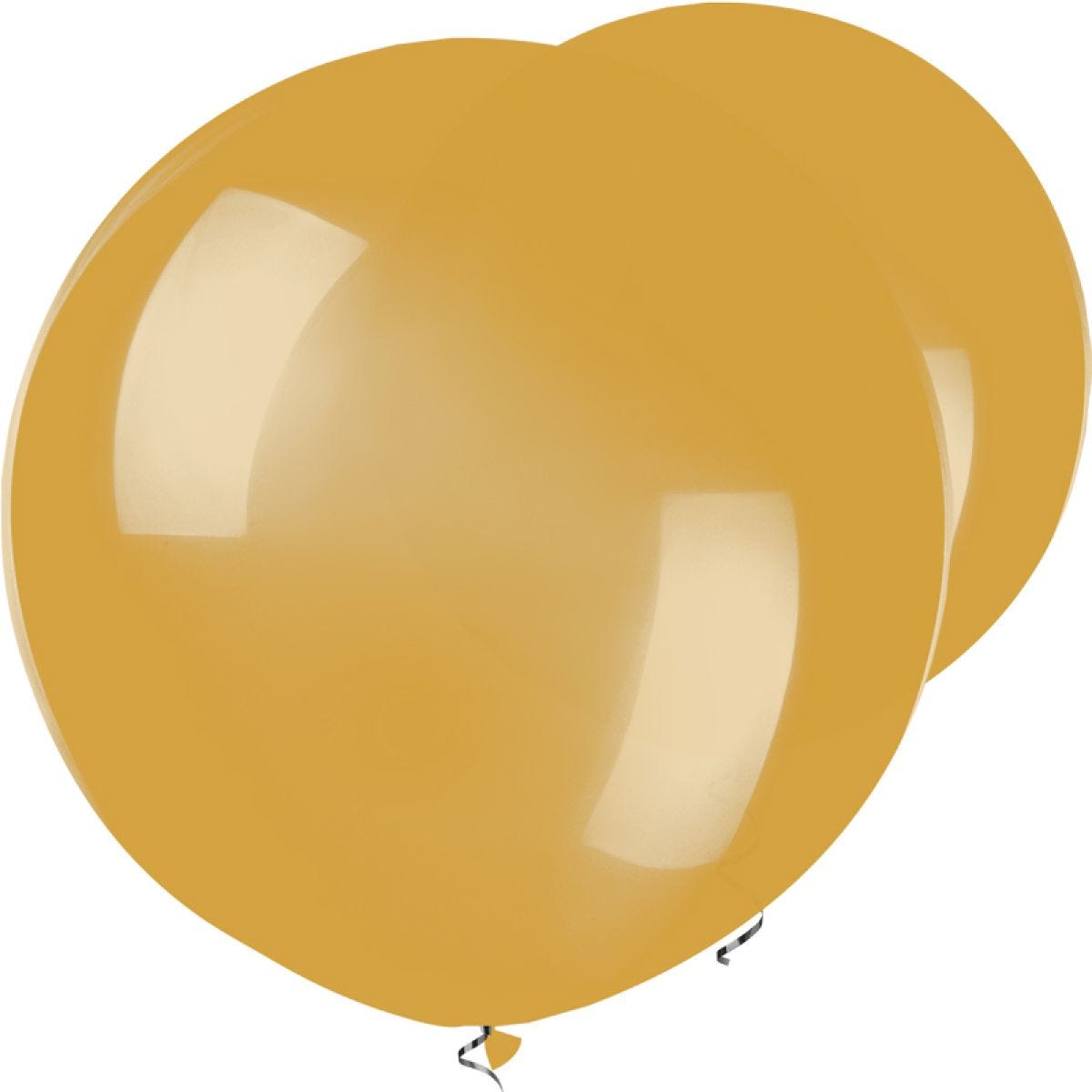 Gold Balloons - 17" Latex