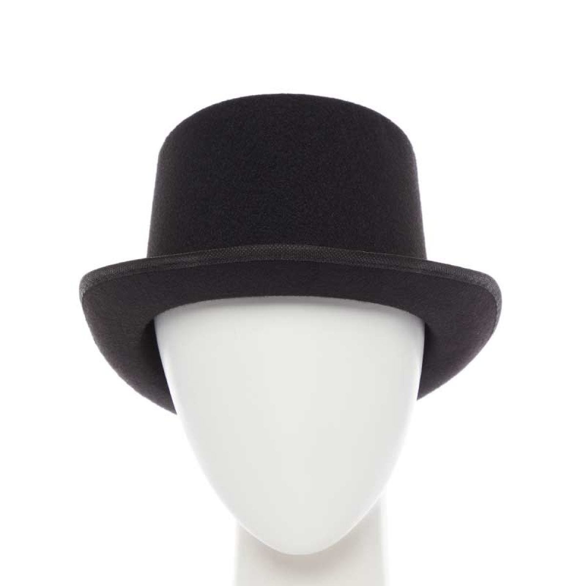 Black Felt Top Hat