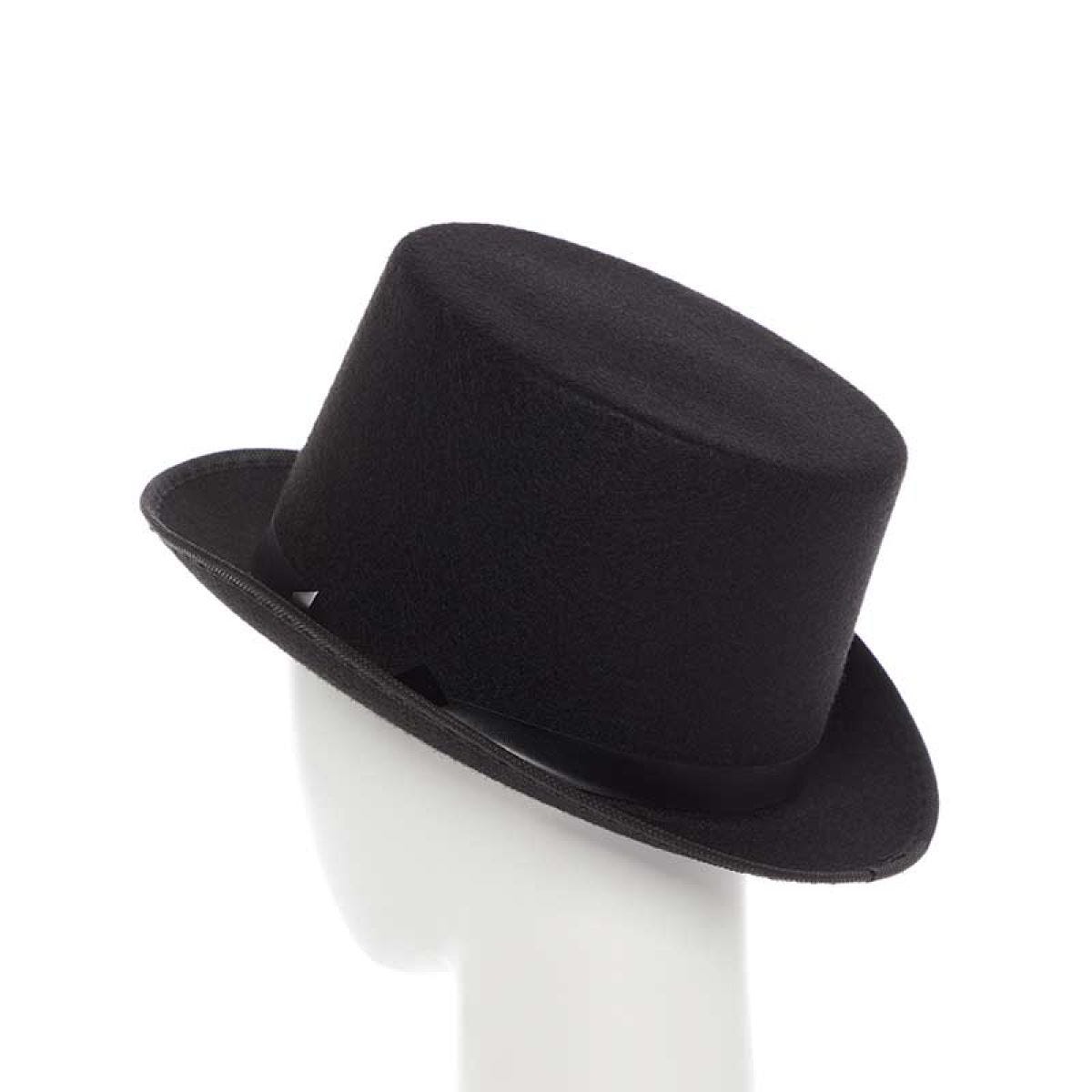 Black Felt Top Hat