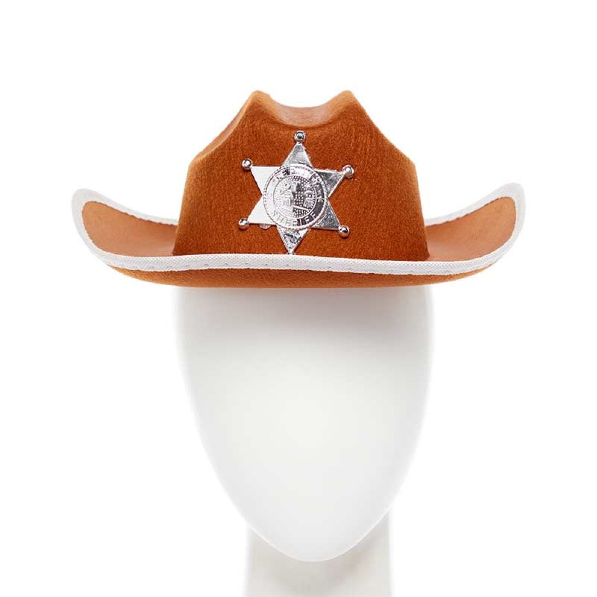 Brown Sheriff Cowboy Hat - Child