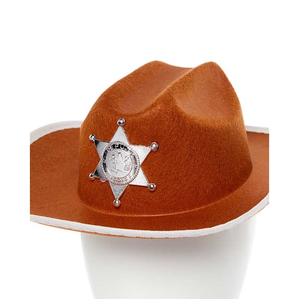 Brown Sheriff Cowboy Hat - Child