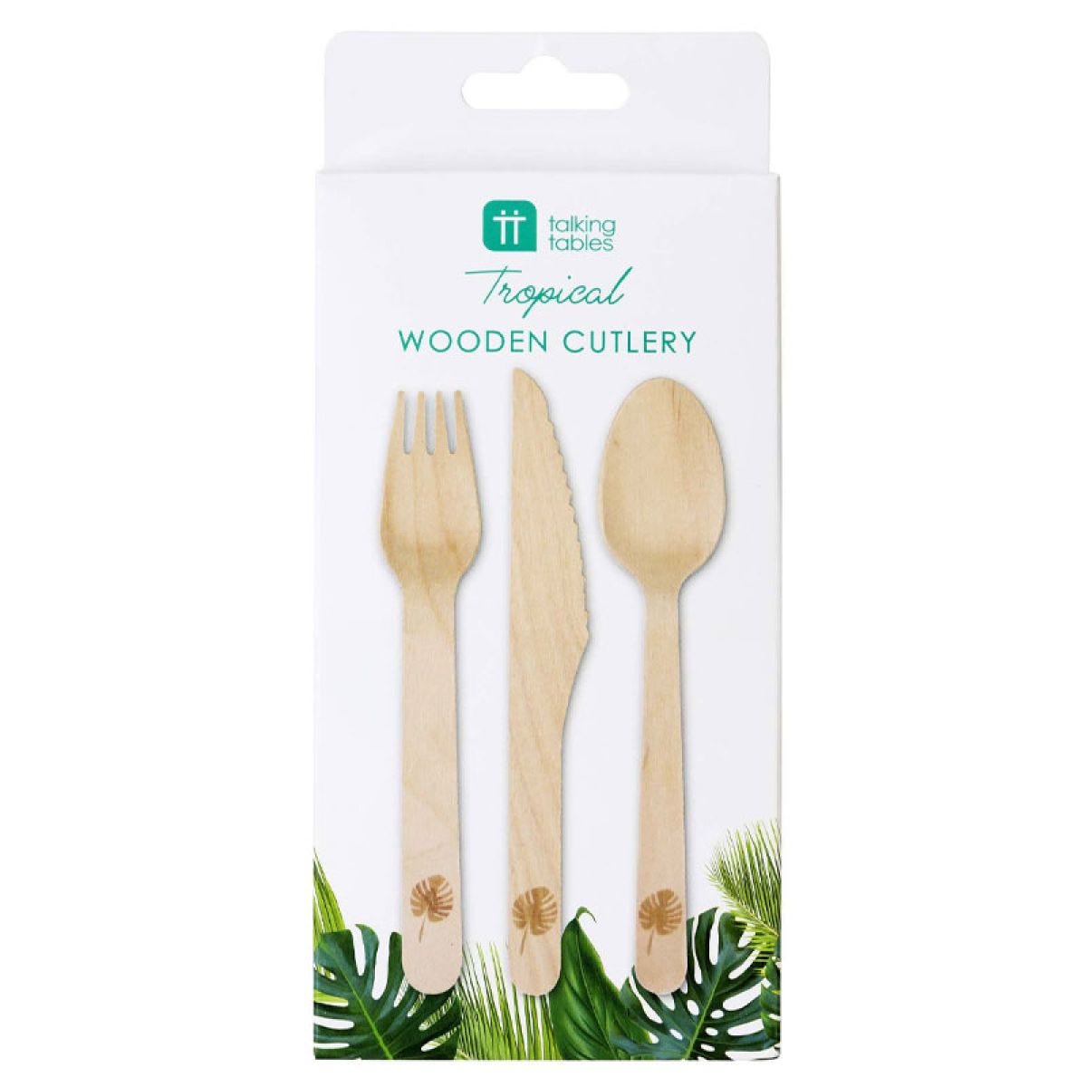 Wooden Assorted Cutlery Set (18pk)