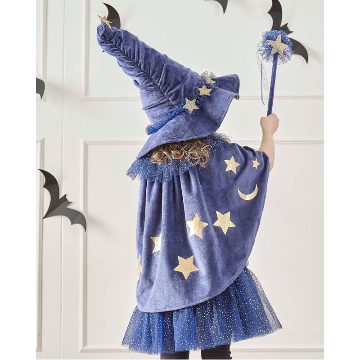 Wizardess Navy Cape