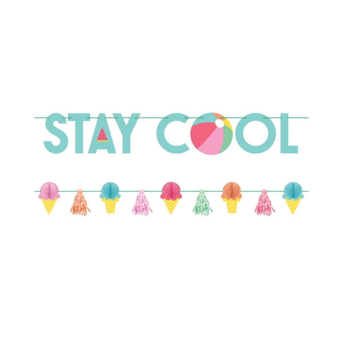 &apos;Stay Cool&apos; Paper Banner Kit (2pk)