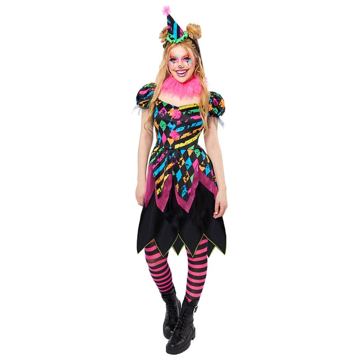 Funhouse Clown Lady - Adult Costume