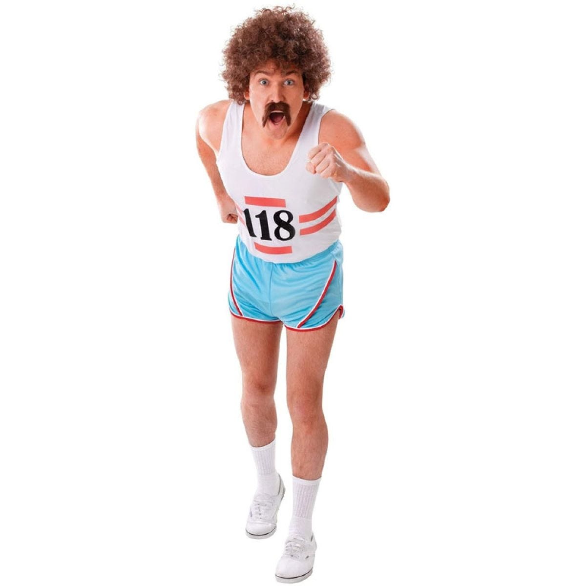 Retro Athlete Runner Adult Costume
