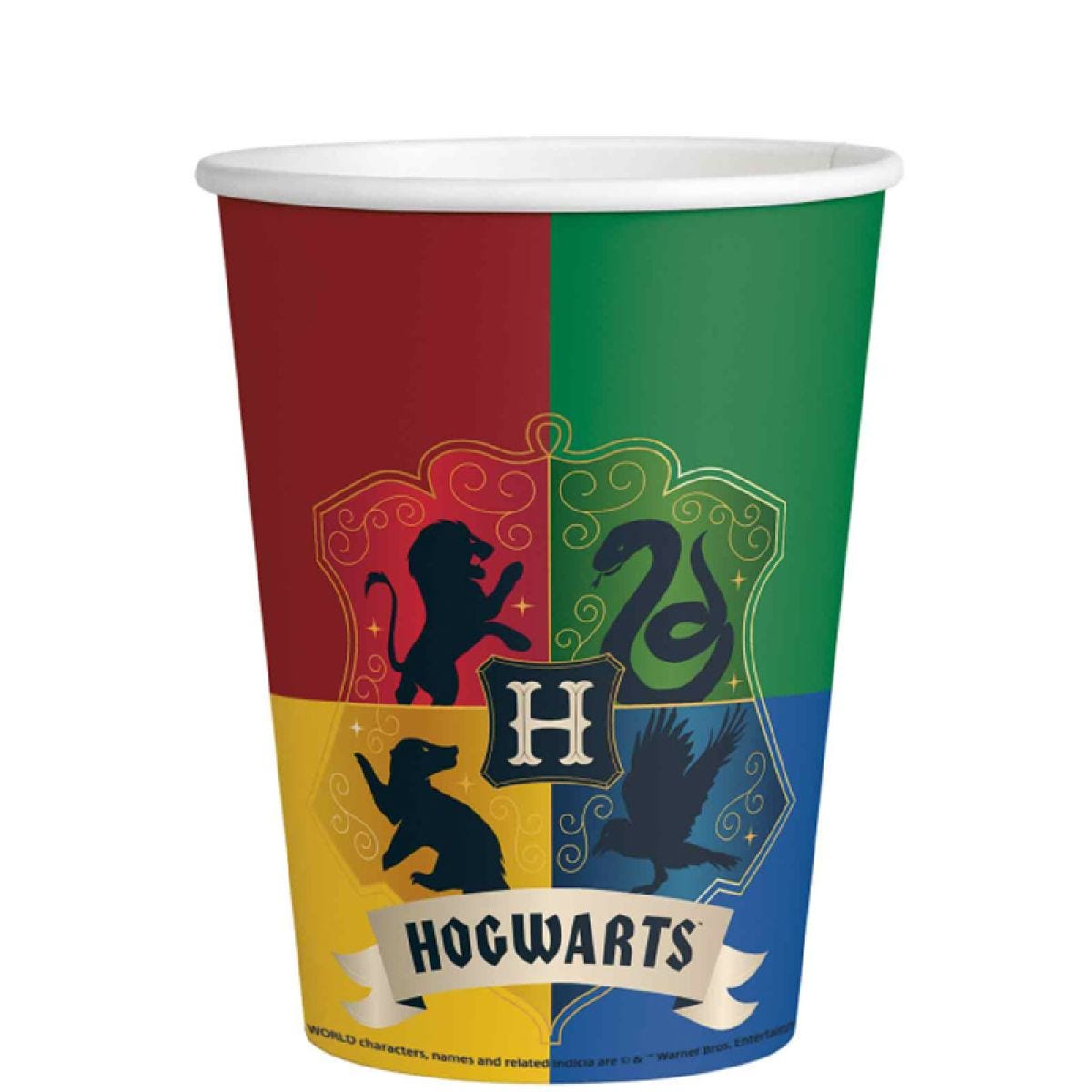 Harry Potter Houses Cups - 250ml (8pk)