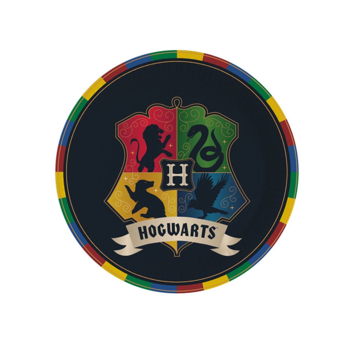 Harry Potter Houses Paper Plates - 23cm (8pk)