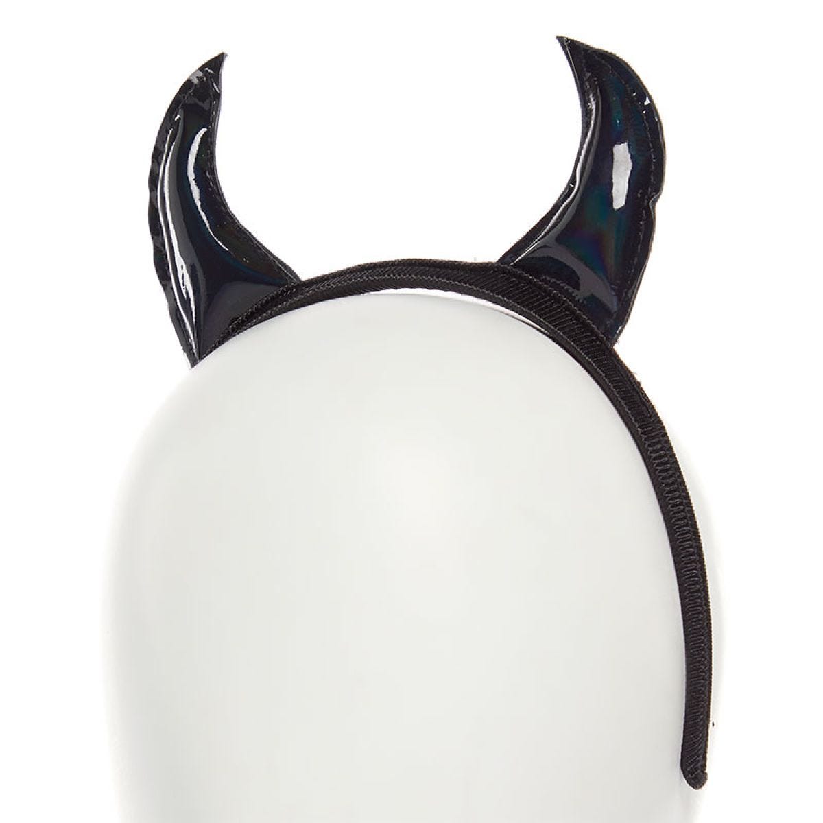 Black Devil Horns Headband