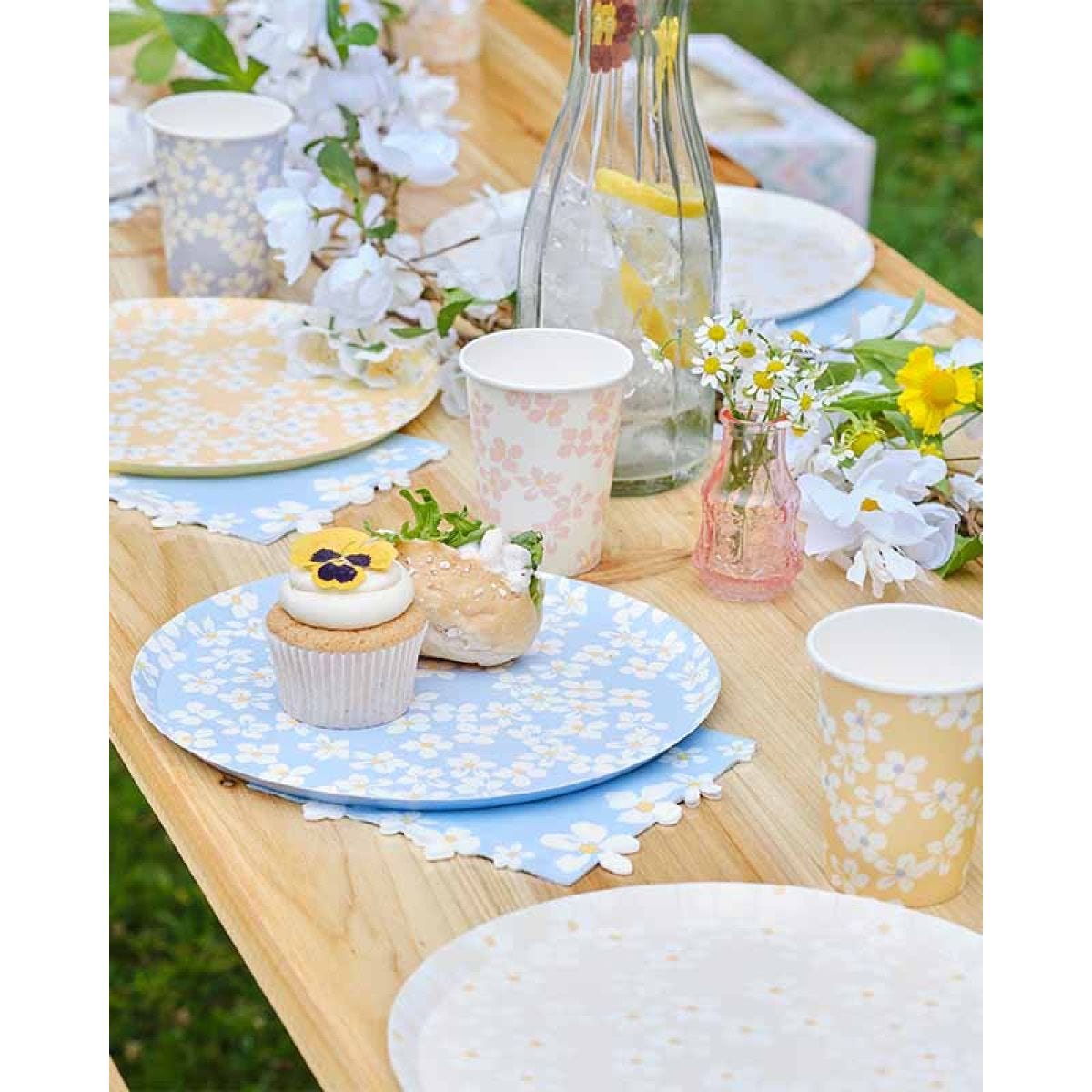 Floral Paper Cups - 266ml (8pk)