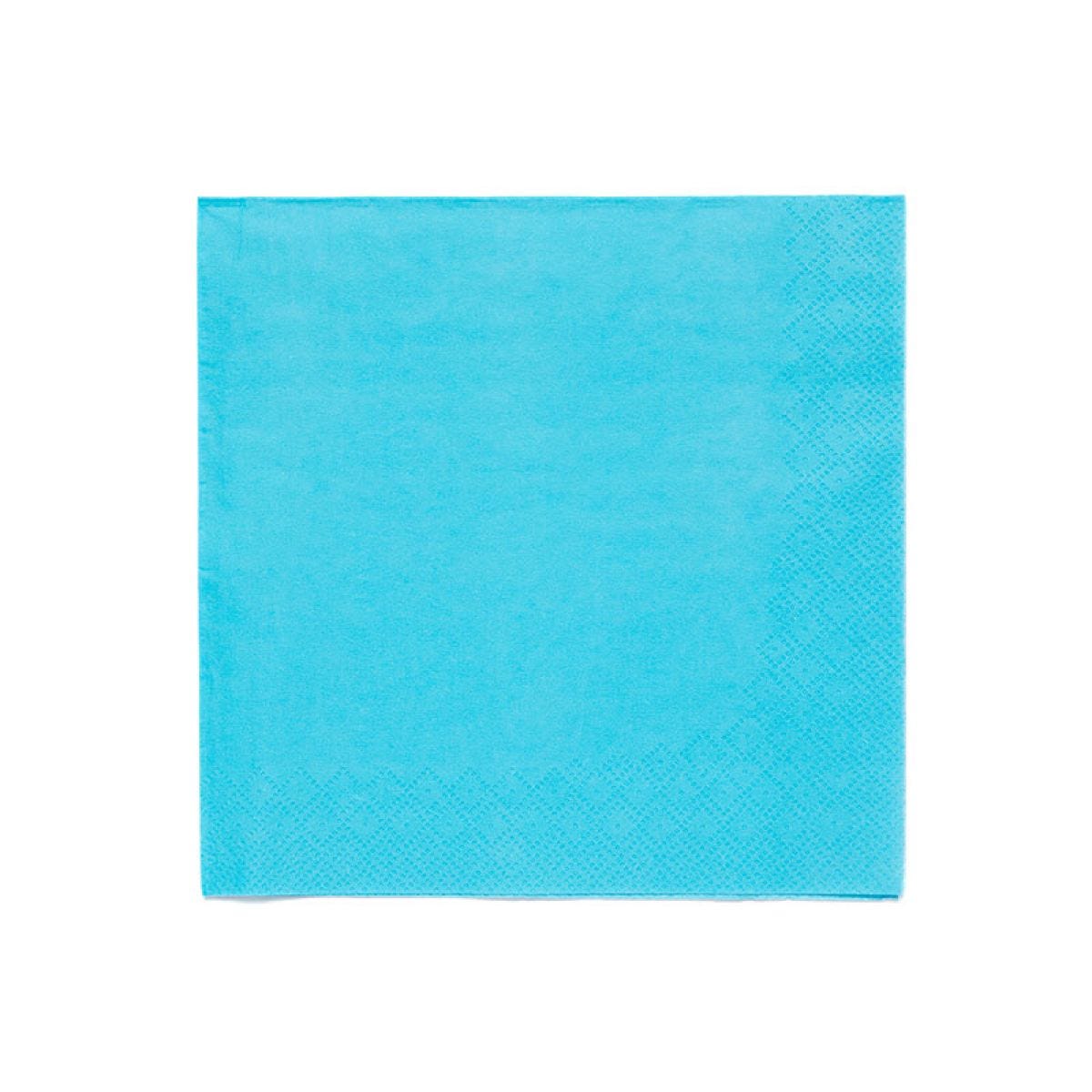Turquiose Paper Napkins 3ply - 33cm (20pk)