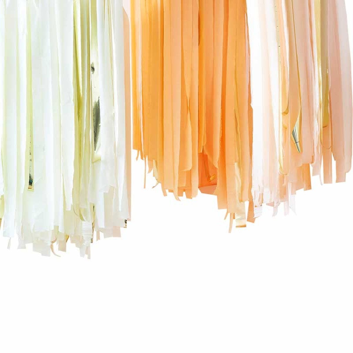Peach & Gold Streamer Ceiling Kit