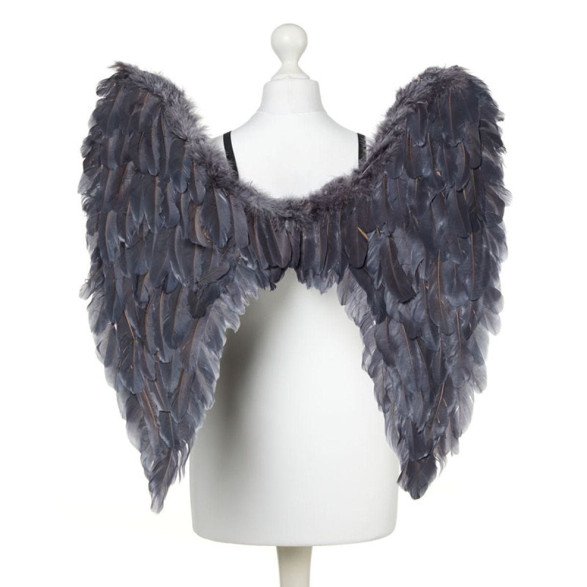 Fallen Angel Grey Wings - 65cm