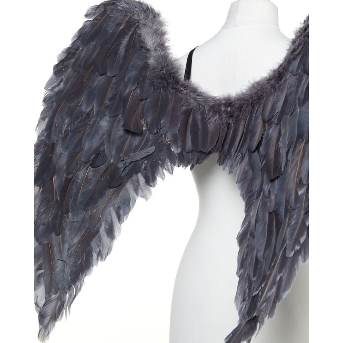 Fallen Angel Grey Wings - 65cm
