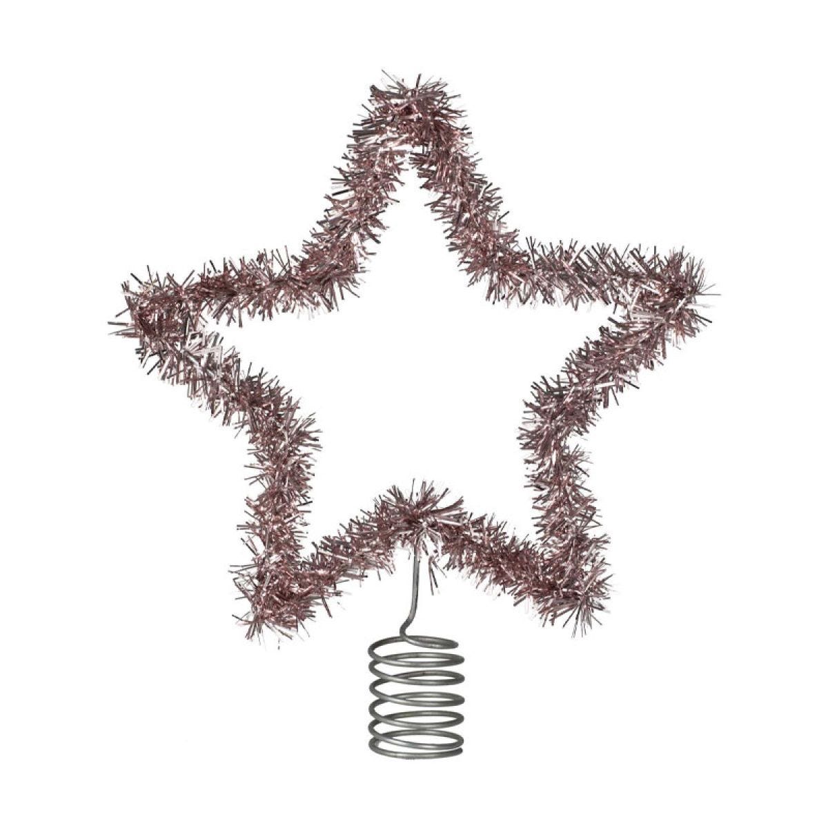 Tinsel Star Tree Topper