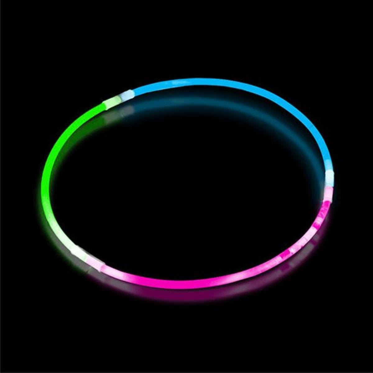 Tri- Colour Glow Necklaces - 60cm