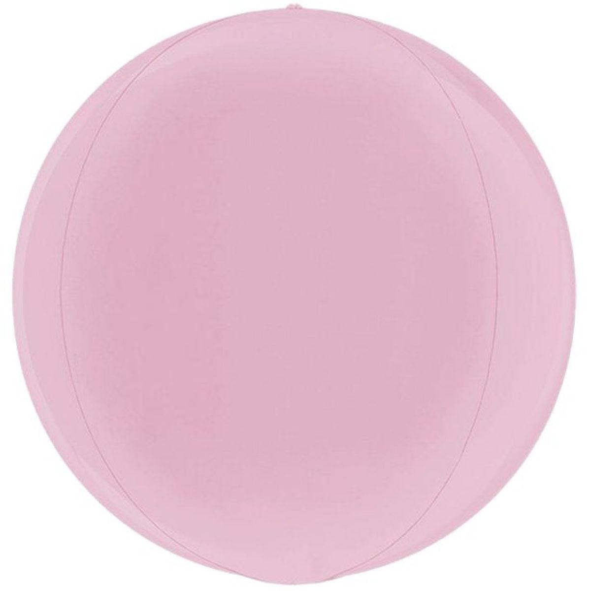 Pastel Pink Globe Balloon - 15" Foil