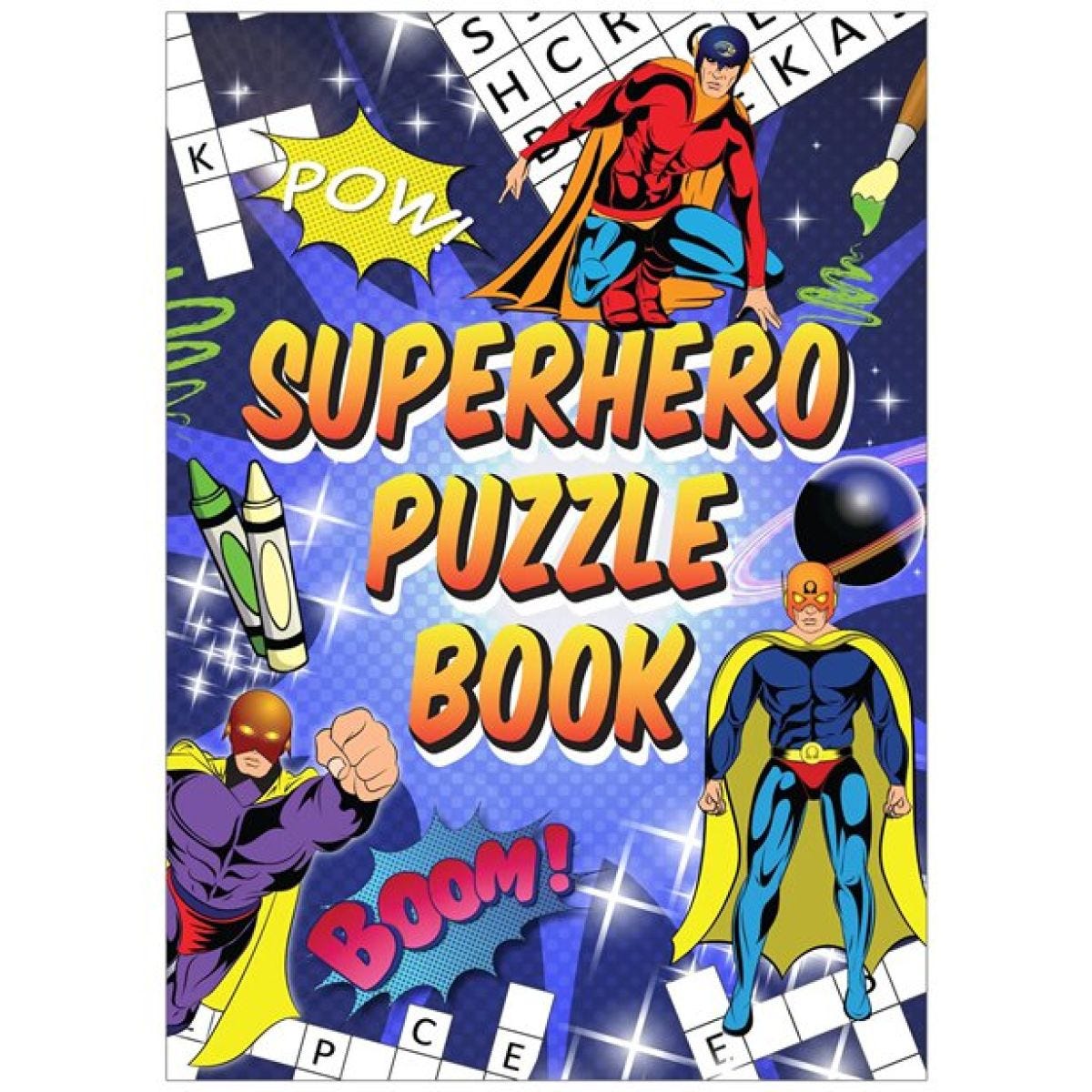 Super Hero Mini Puzzle Book