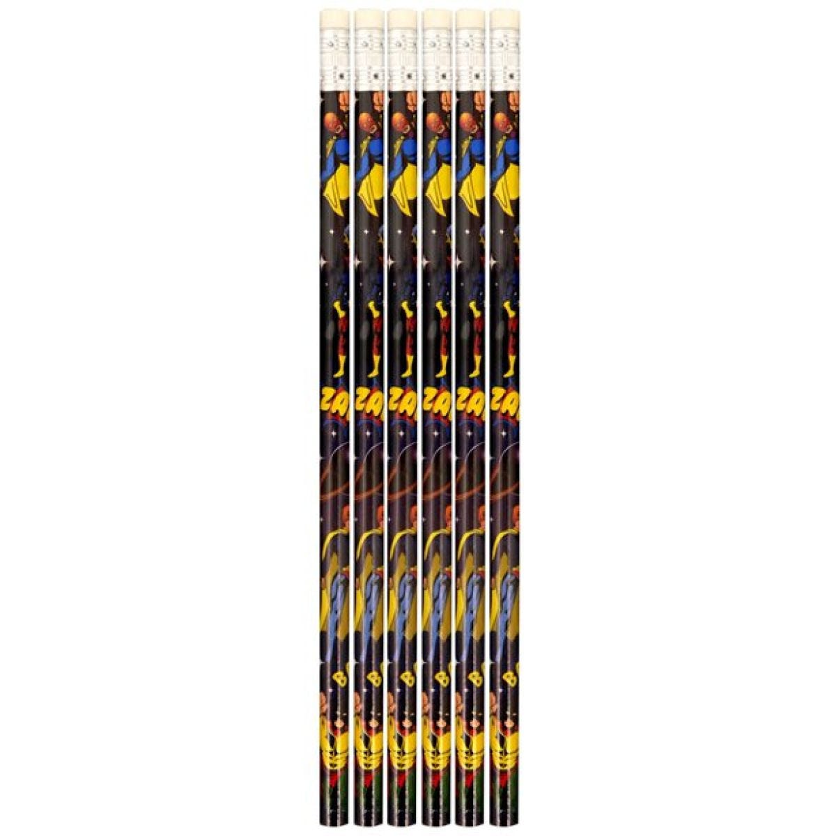 Super Hero Pencils (6pk)