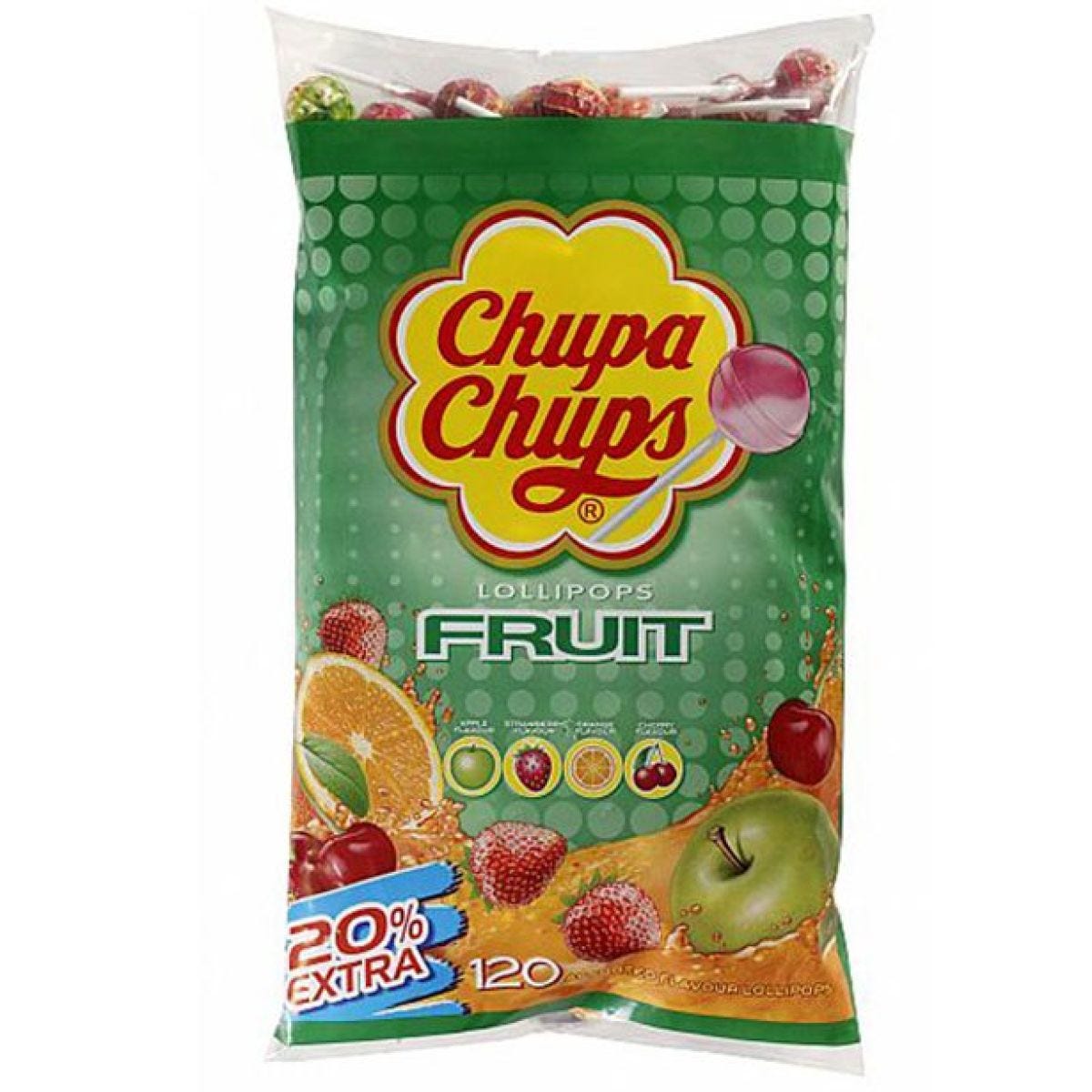 Chupa Chups Lollipops - Fruit Flavour x120