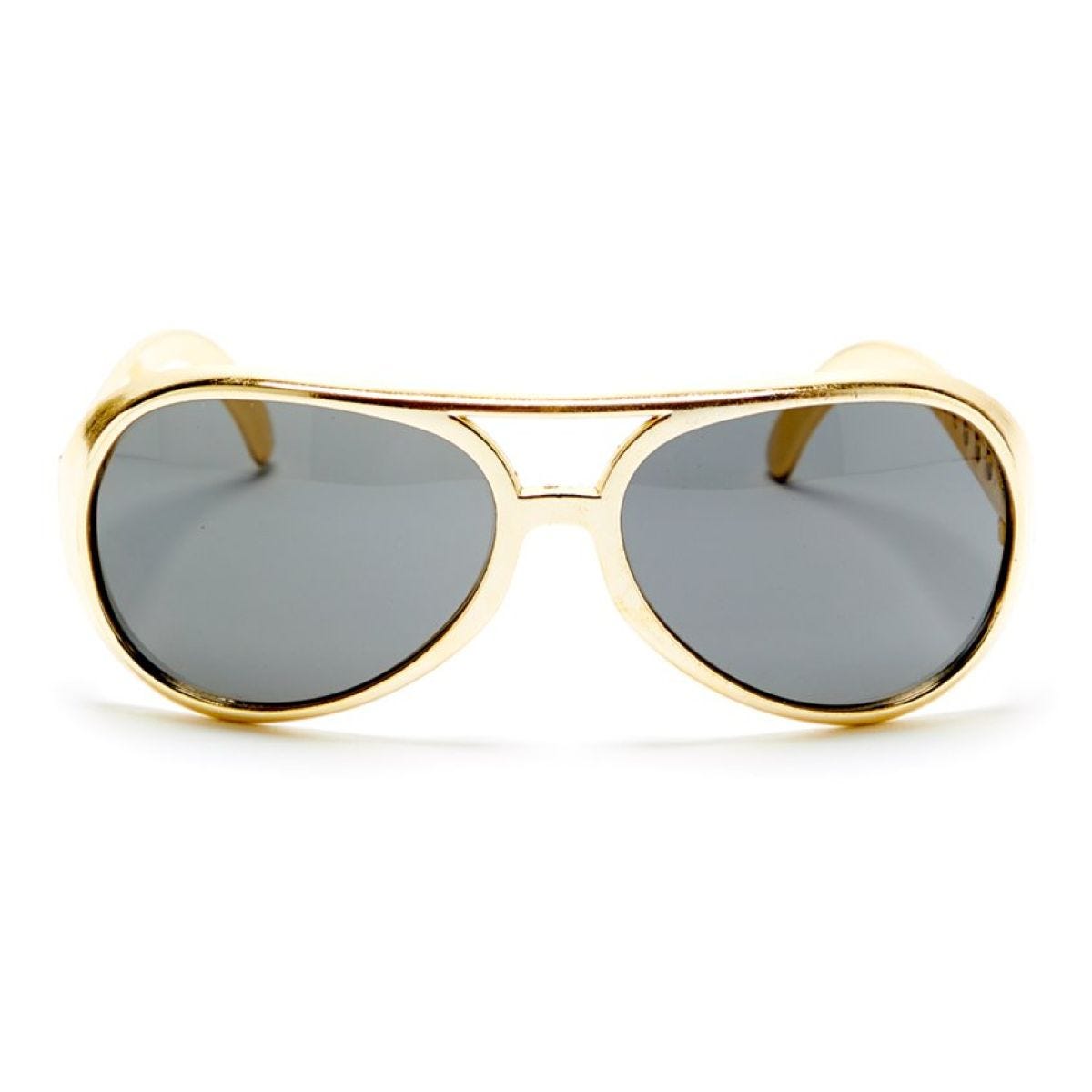 Gold Elvis Style Glasses