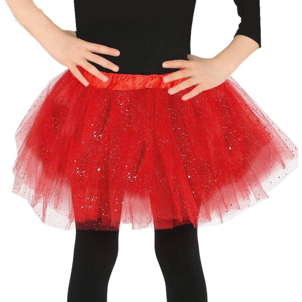 Red Glitter Tutu - Child One Size