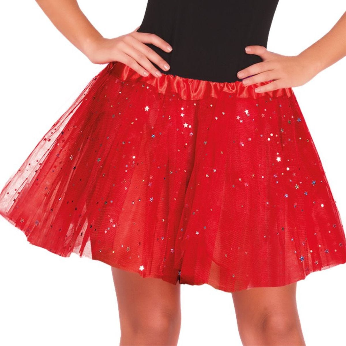 Red Glitter Tutu - Adult One Size