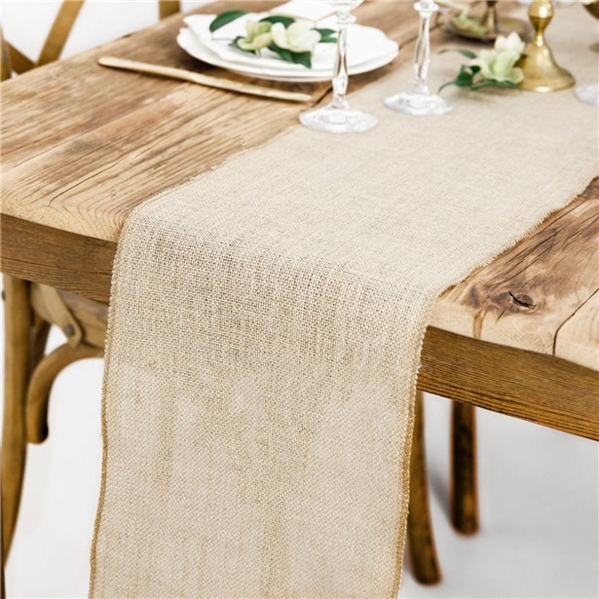 JuteHessian Table Runner - 5m