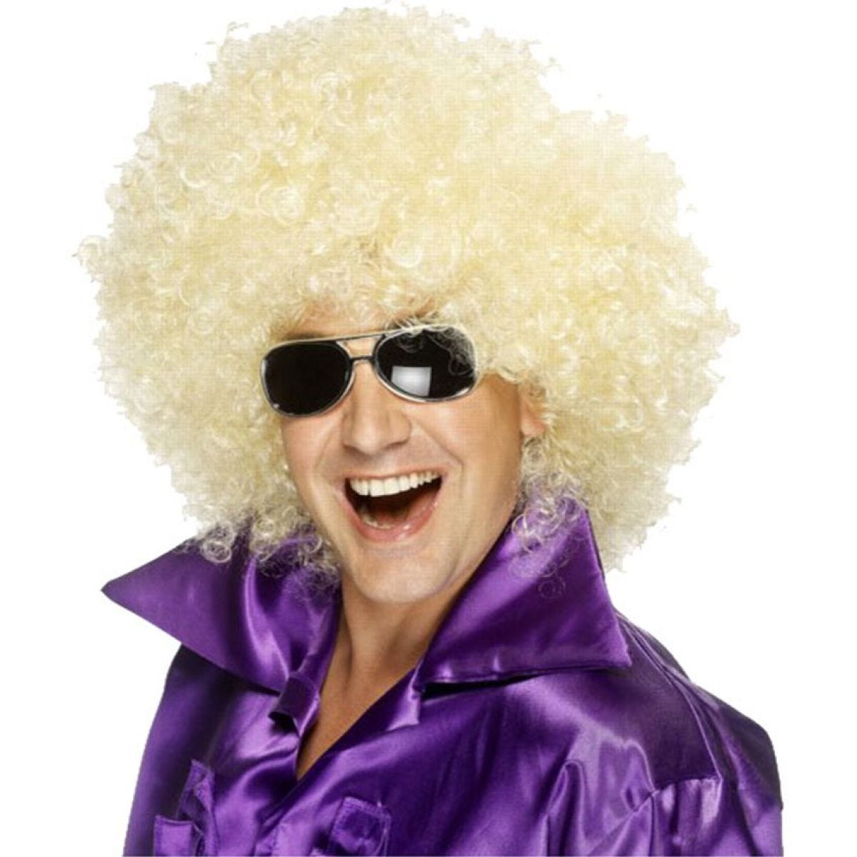 Mega Huge Blonde Afro Wig