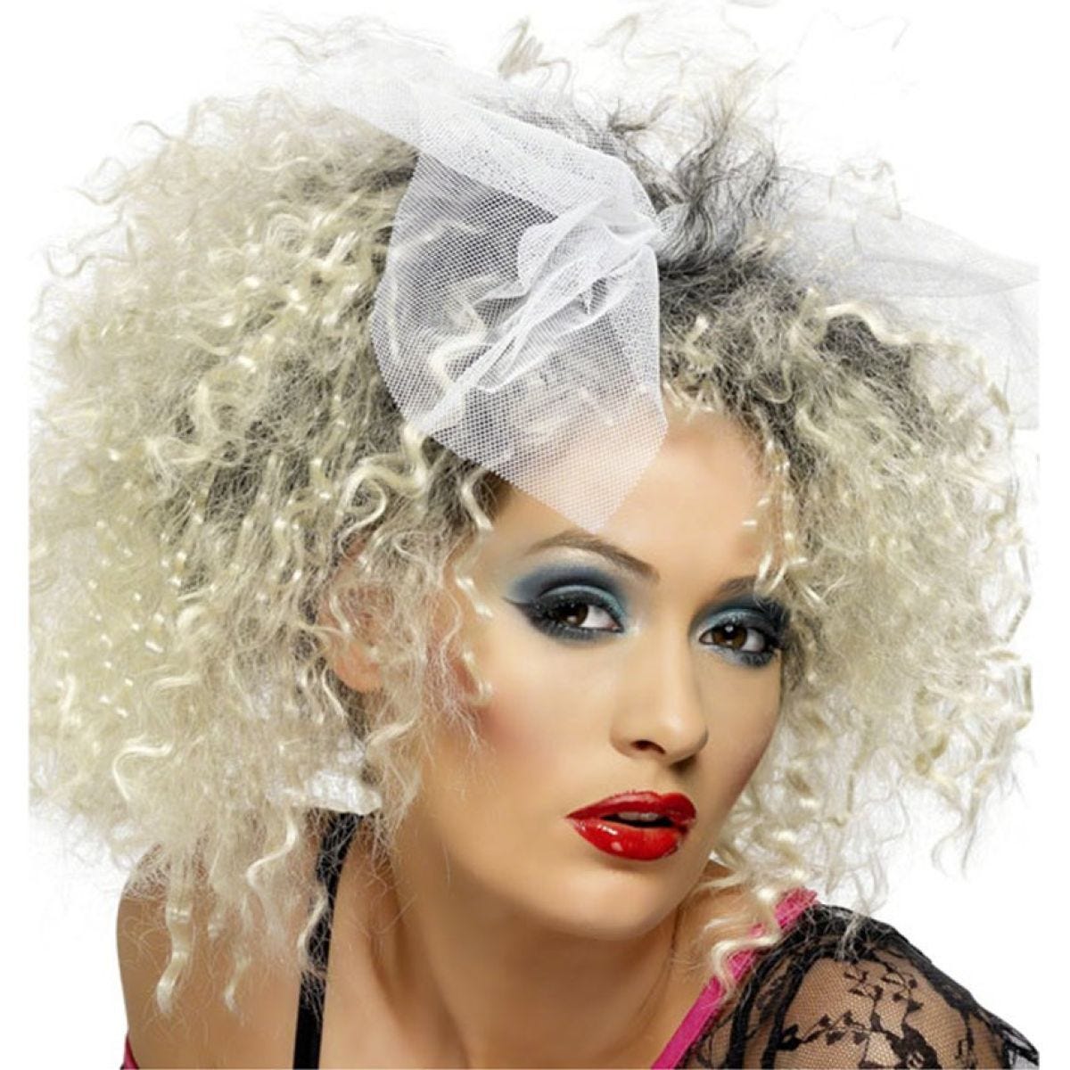 80s Blonde Wild Child Wig