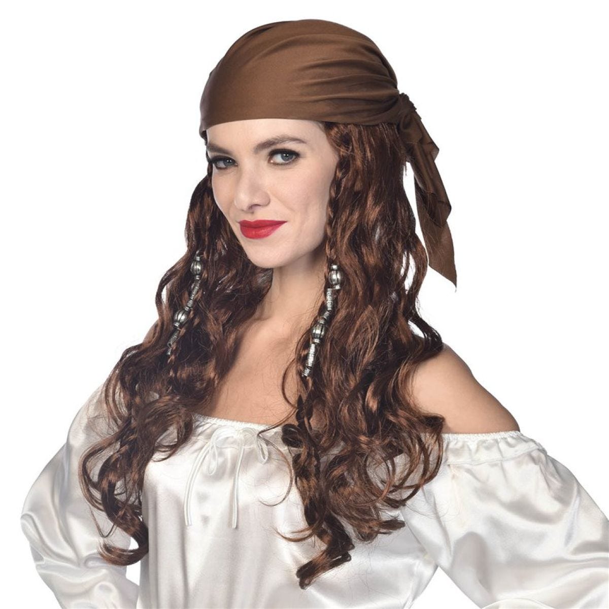 Brown Pirate Wig