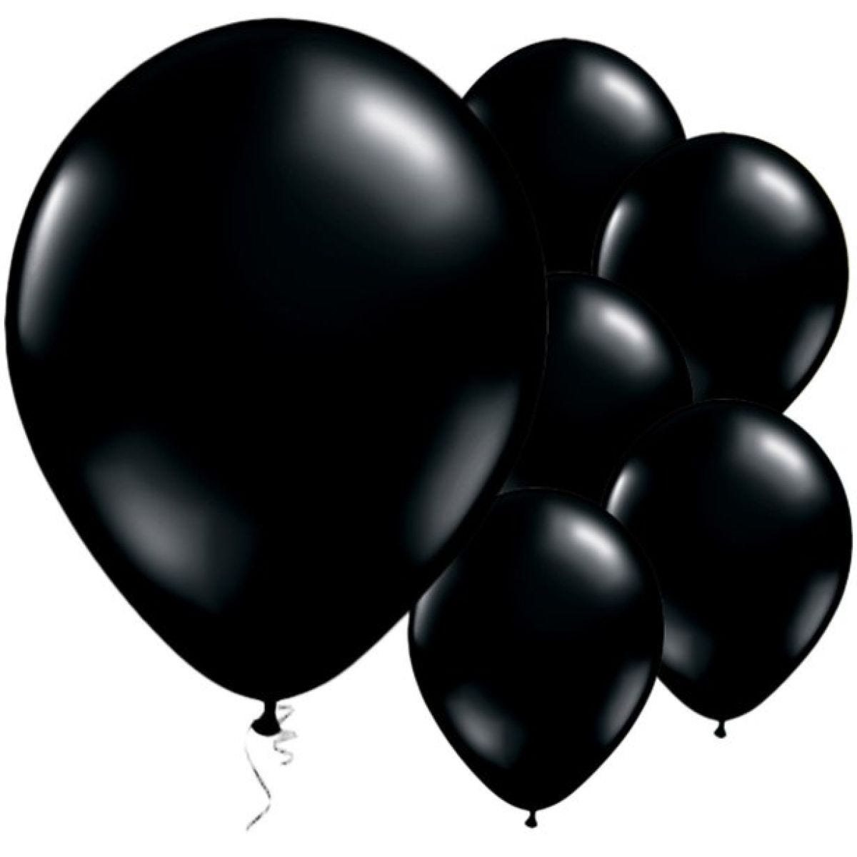 Onyx Black Balloons - 11&apos;&apos; Latex (25pk)