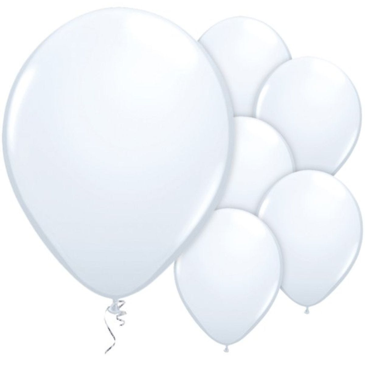 White Balloons - 11&apos;&apos; Latex (100pk)