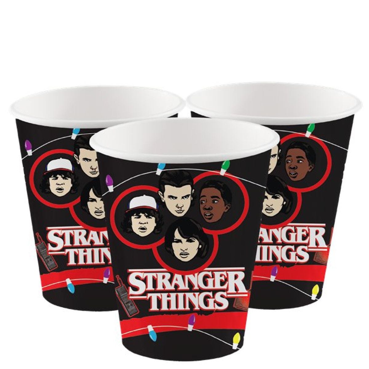 Stranger Things Paper Cups - 250ml (8pk)