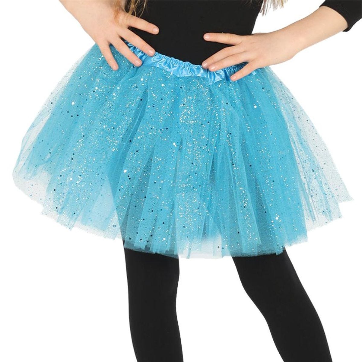 Blue Glitter Tutu - Child One Size