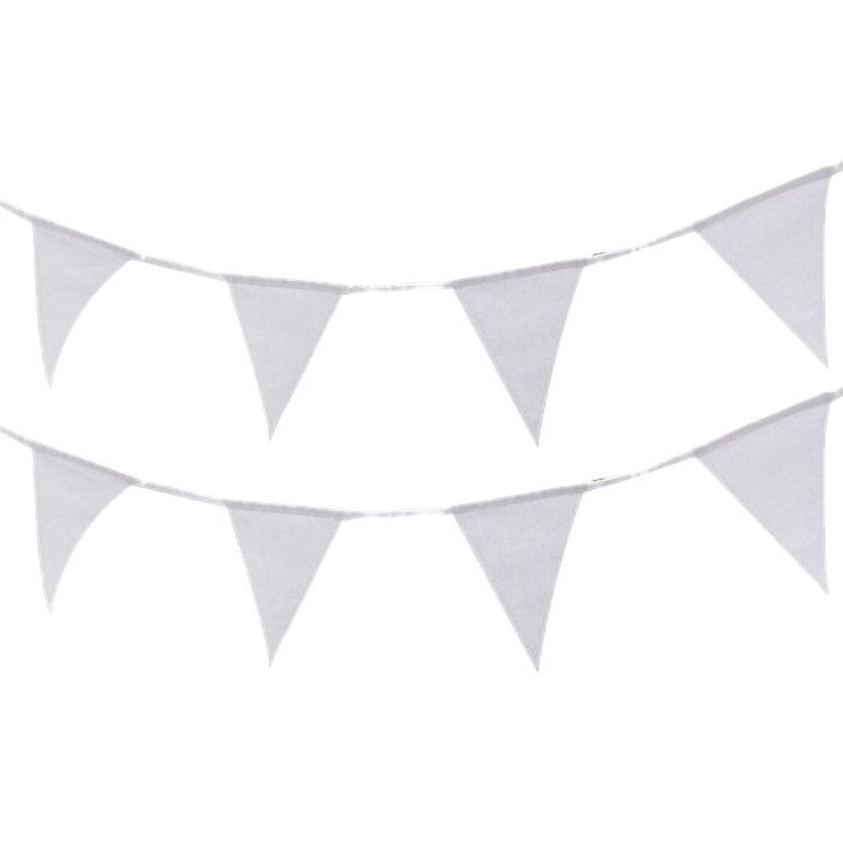 Beautiful Botanics White Fabric Bunting - 5m