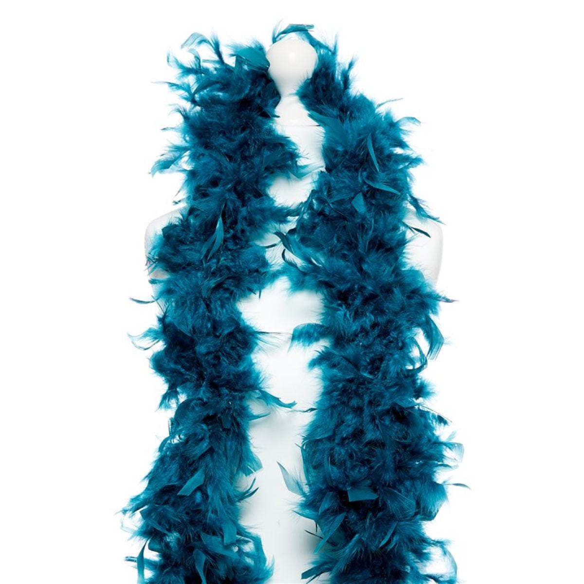 Deluxe Teal Feather Boa