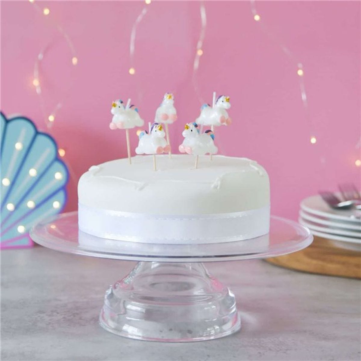 Unicorn Candles (5pk)