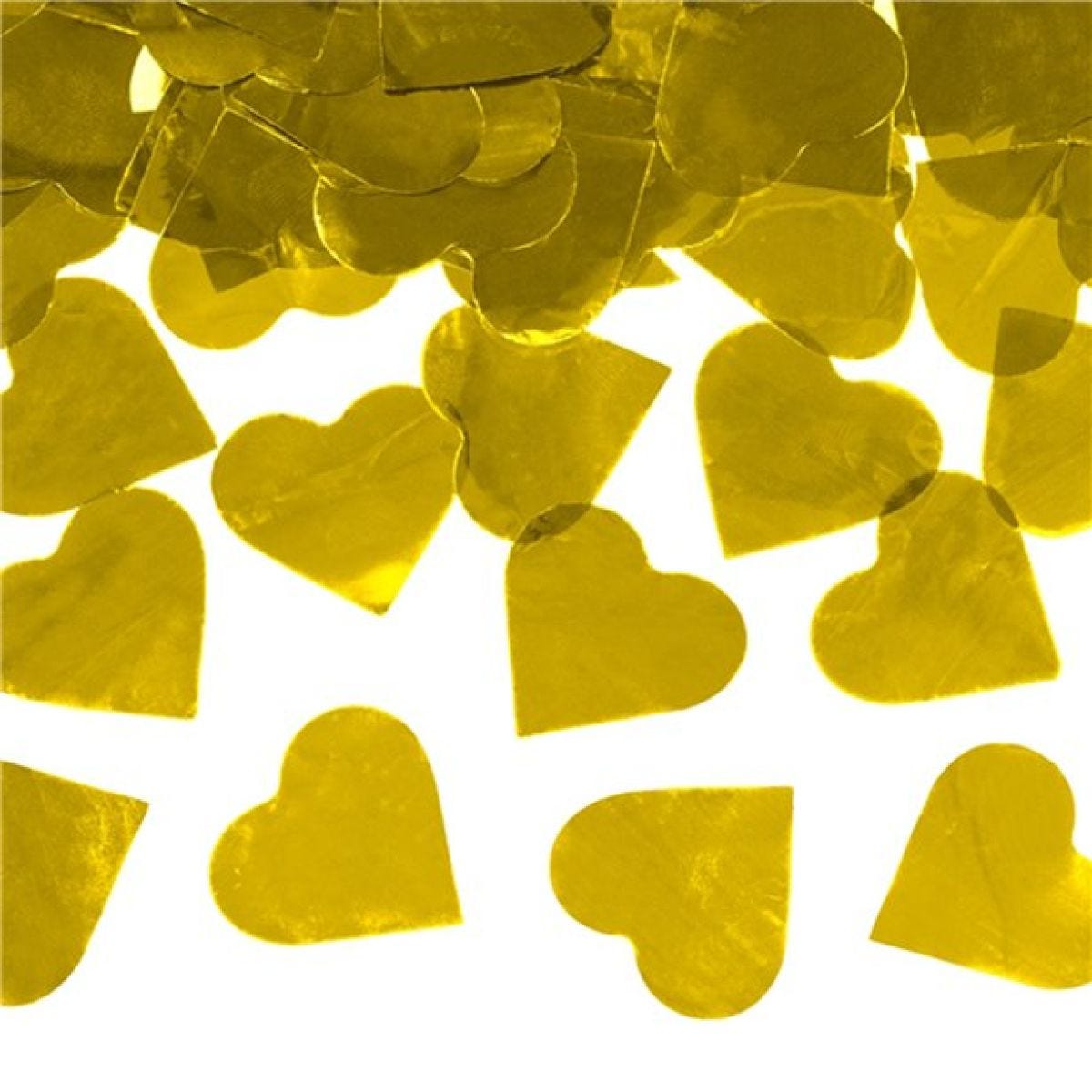 Gold Hearts Confetti Cannon - 60cm