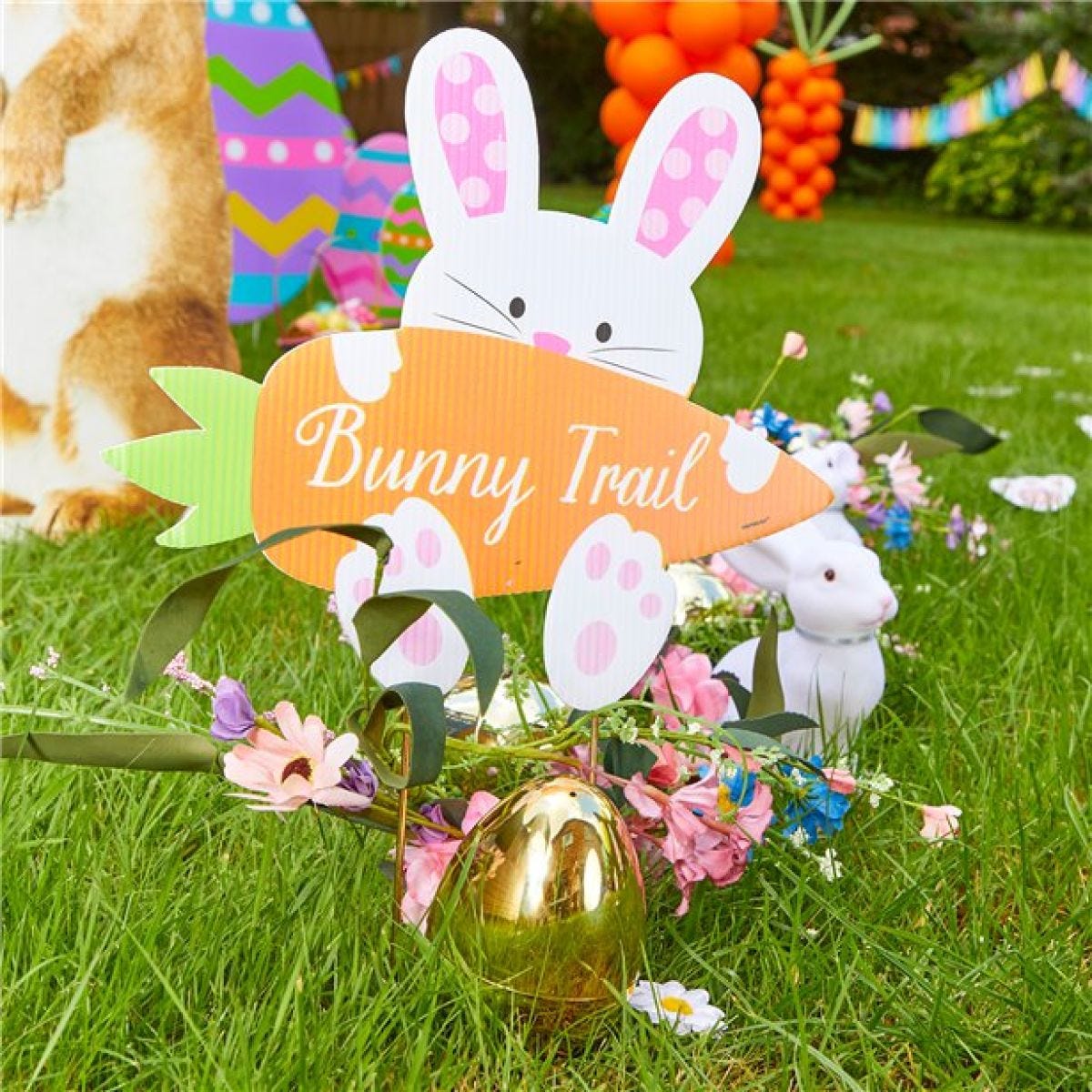 Easter Egg Hunt Lawn Signs - 27cm (3pk)