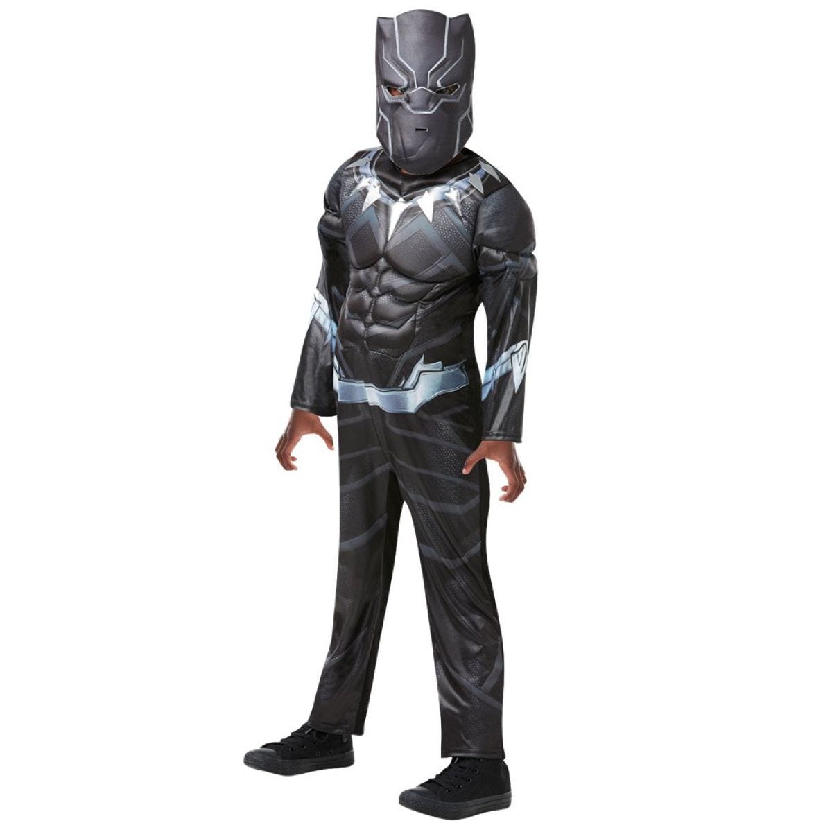 Black Panther Deluxe Muscle Chest - Child Costume