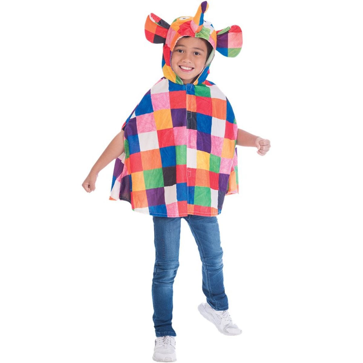 Elmer the Patchwork Elephant Cape - Child Costume