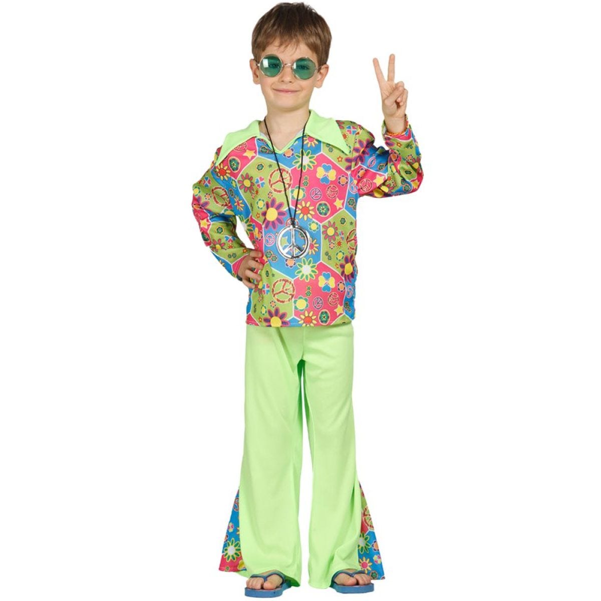 Colourful Hippie Boy - Child Costume