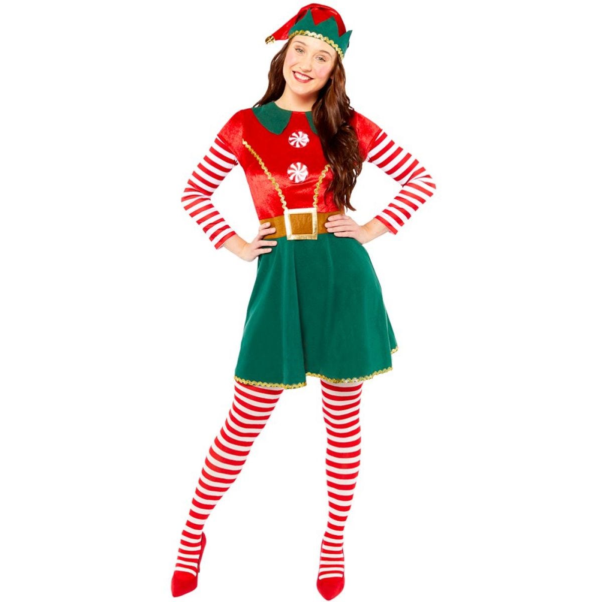 Elf Dress Deluxe - Adult Costume