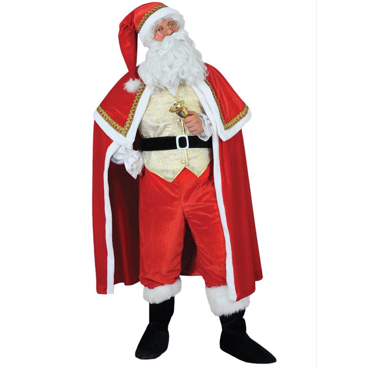 Super Deluxe Gold Santa Suit - Adult Costume
