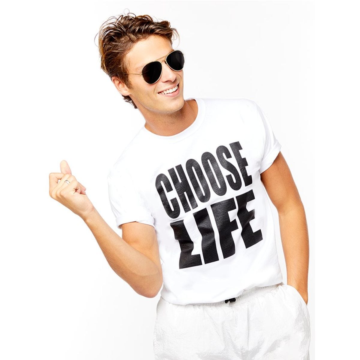 Choose Life T Shirt - Adult Costume