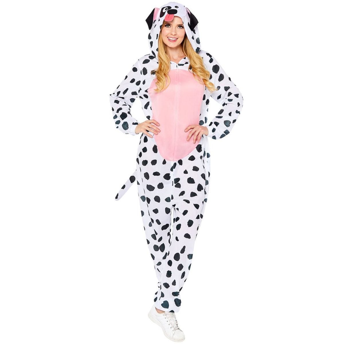 Dalmatian Dog Onesie - Adult Costume