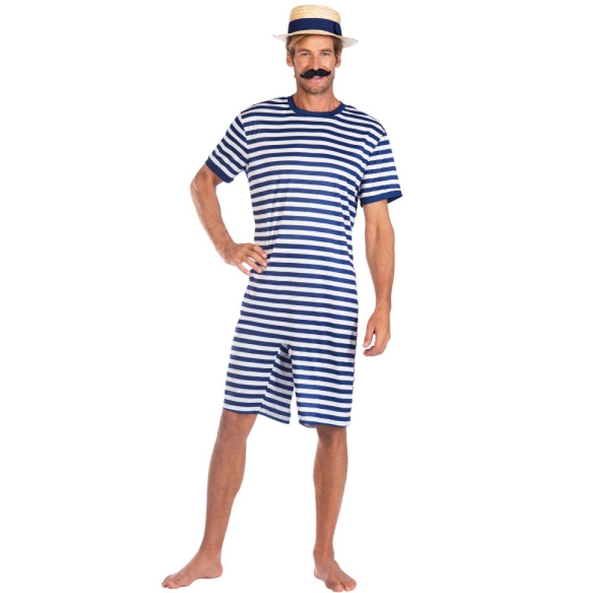 1920s Blue Swimsuit - Adult Costume