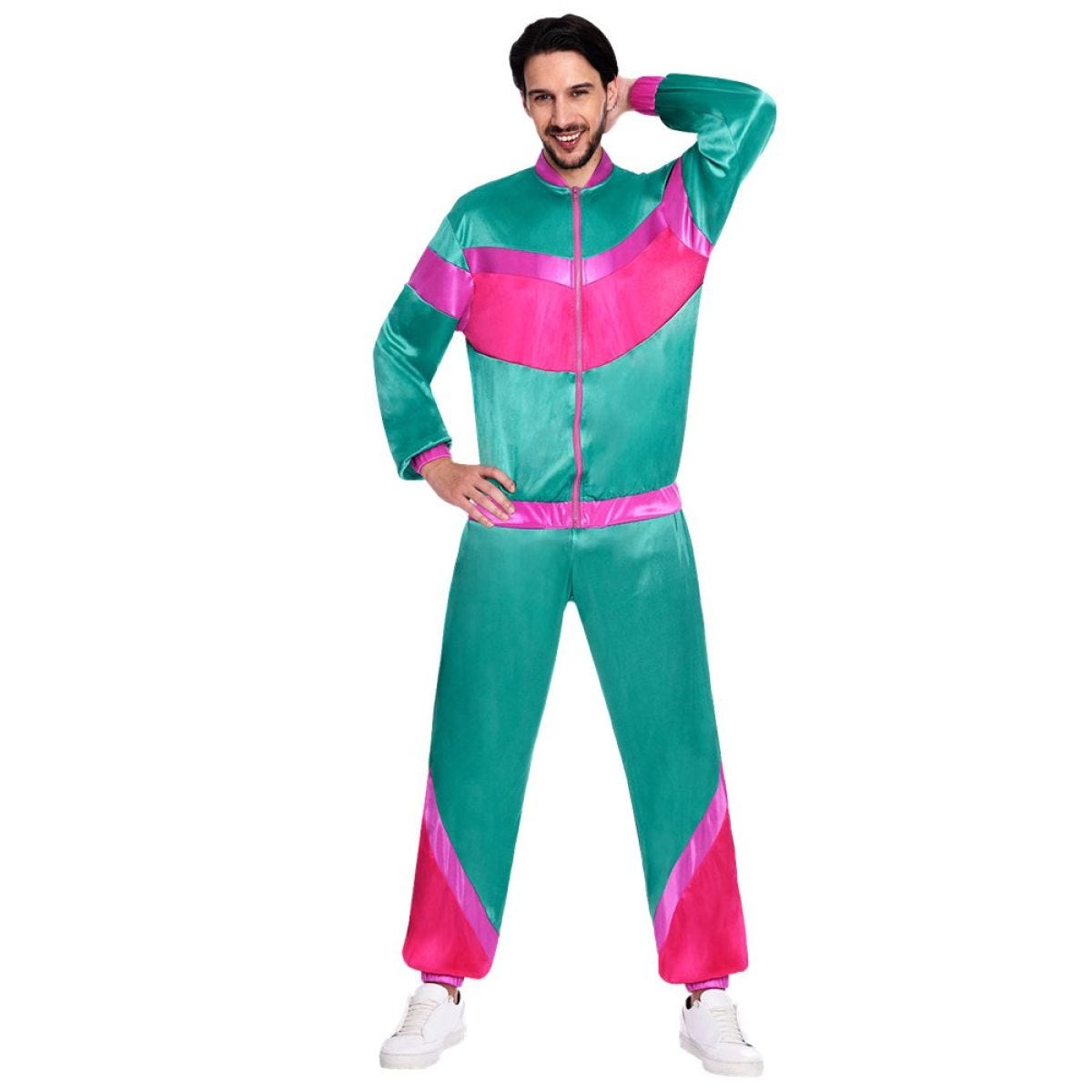 80s Green Shell Suit - Adult Costume